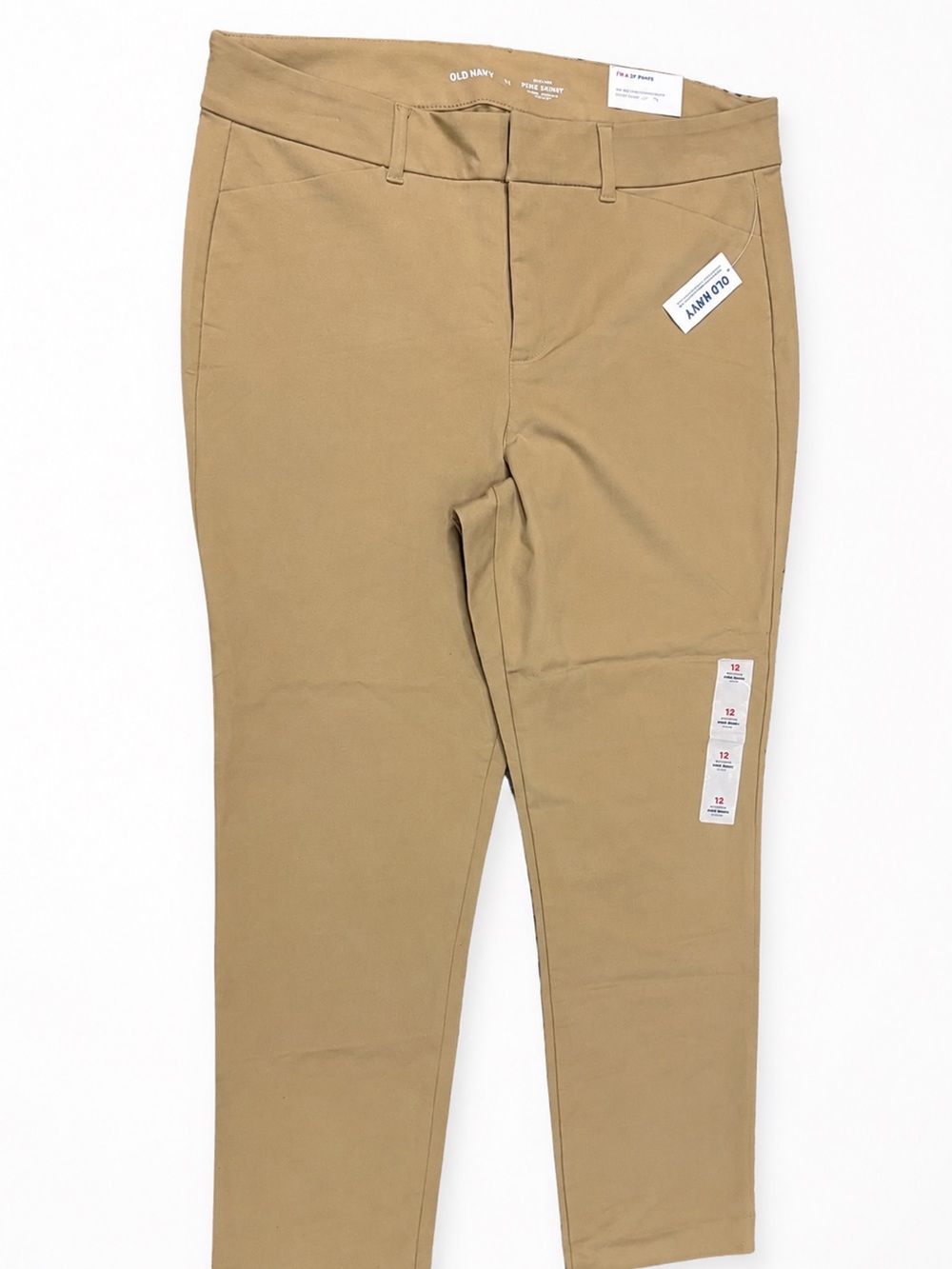Old Navy Women's Pixie Skinny Ankle Khaki Pants Size 12 Brand New With Tags